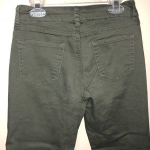 Green Skinny jeans